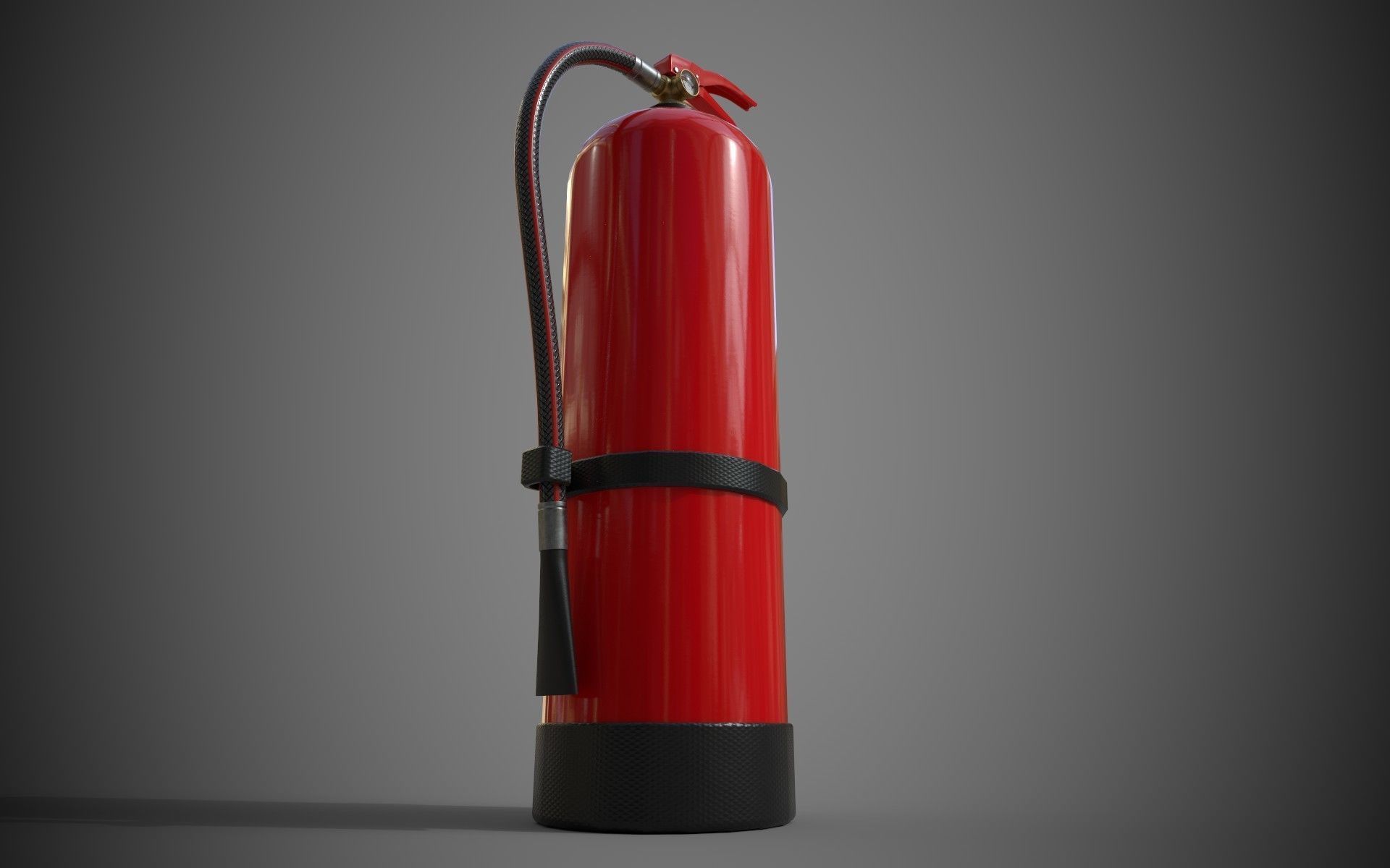 Fire Extinguisher Low-Poly Game Ready 3D Model Low-poly 3D model_12