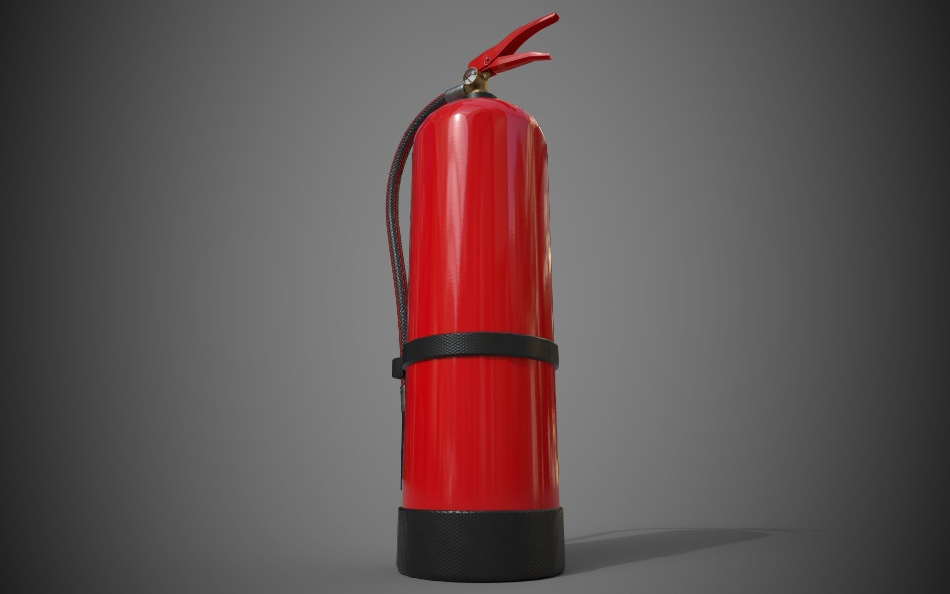 Fire Extinguisher Low-Poly Game Ready 3D Model Low-poly 3D model_13