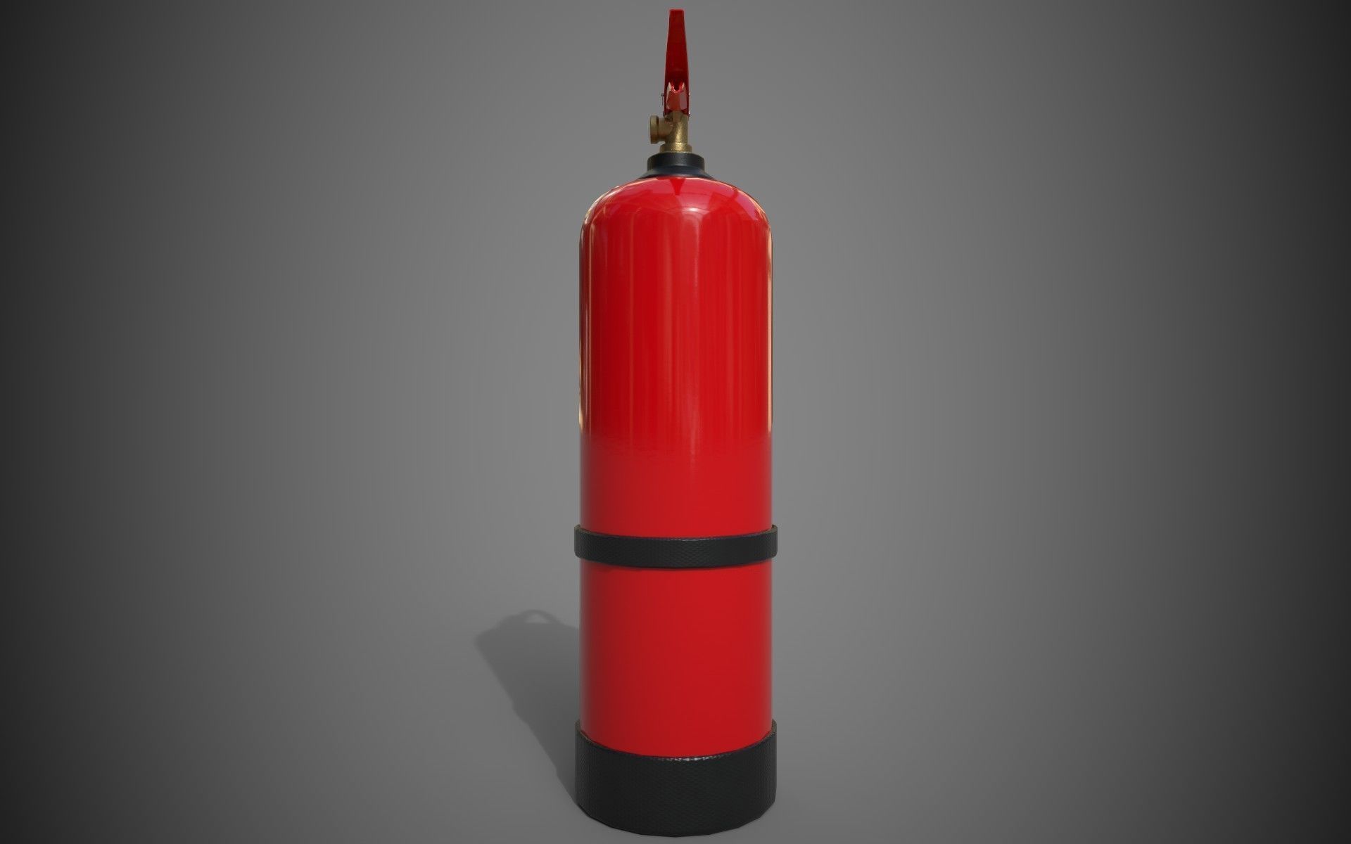 Fire Extinguisher Low-Poly Game Ready 3D Model Low-poly 3D model_8