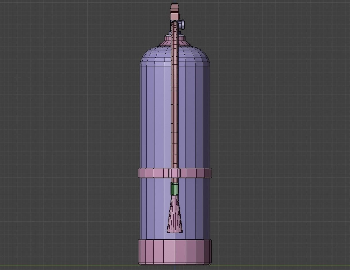 Fire Extinguisher Low-Poly Game Ready 3D Model Low-poly 3D model_30