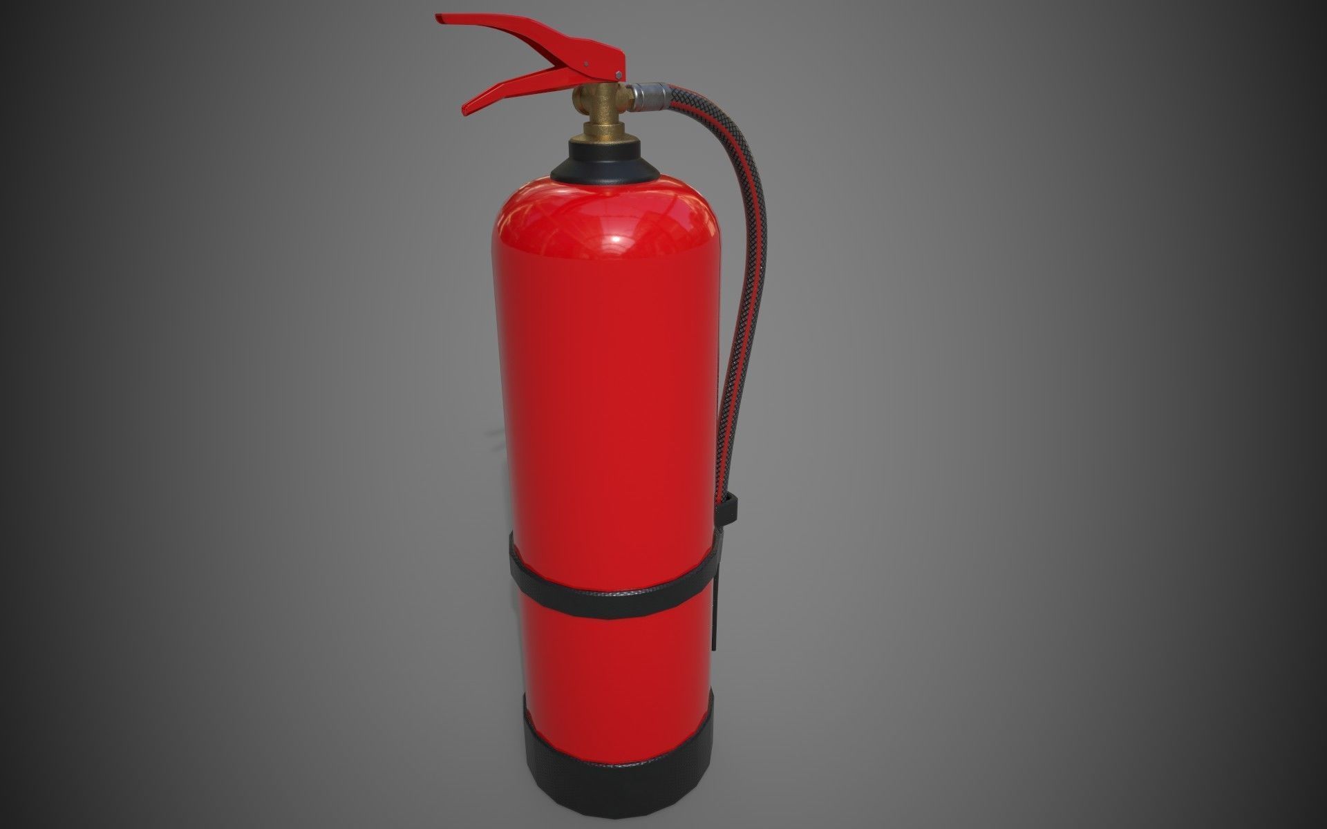 Fire Extinguisher Low-Poly Game Ready 3D Model Low-poly 3D model_11