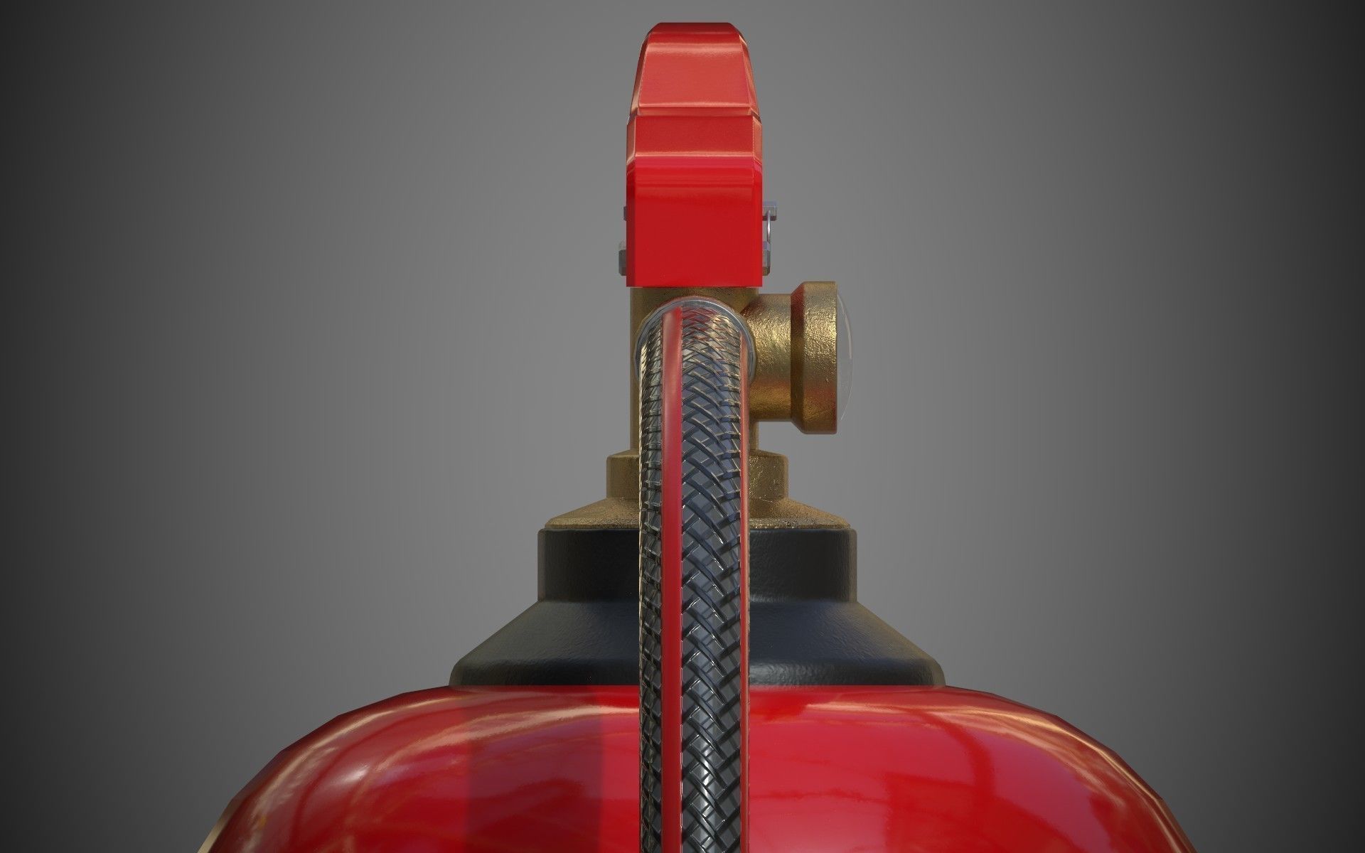 Fire Extinguisher Low-Poly Game Ready 3D Model Low-poly 3D model_20