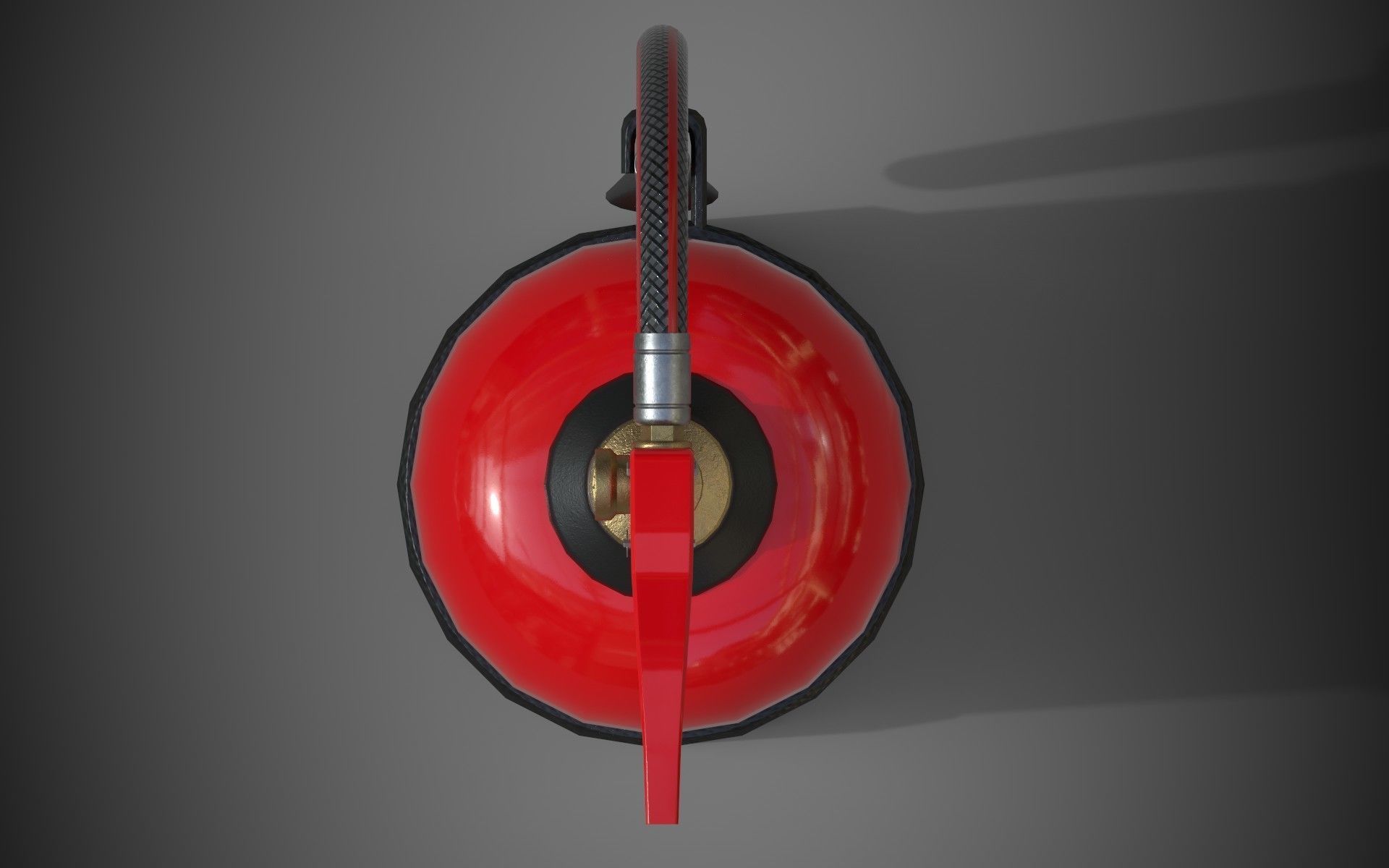 Fire Extinguisher Low-Poly Game Ready 3D Model Low-poly 3D model_4