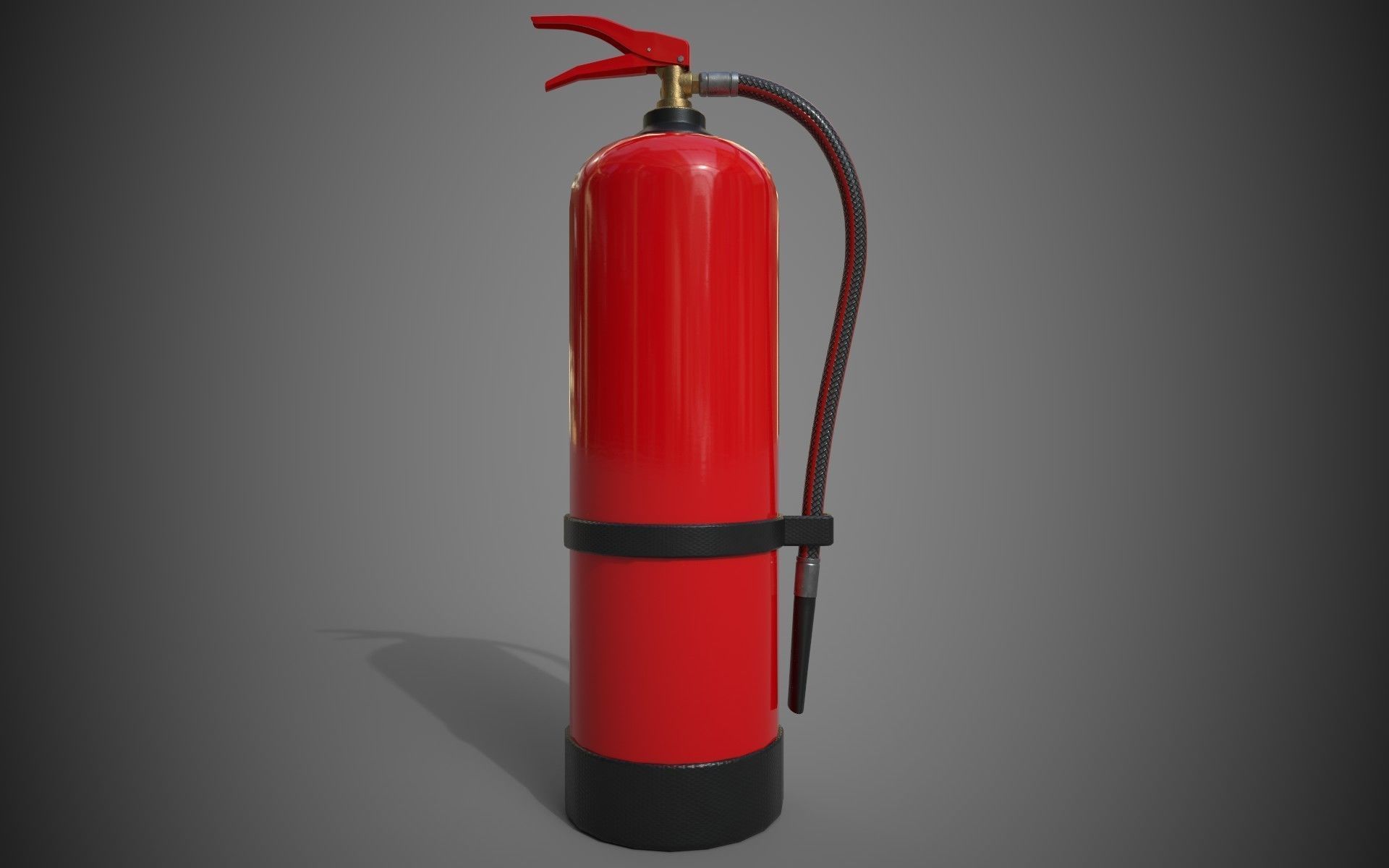Fire Extinguisher Low-Poly Game Ready 3D Model Low-poly 3D model_6