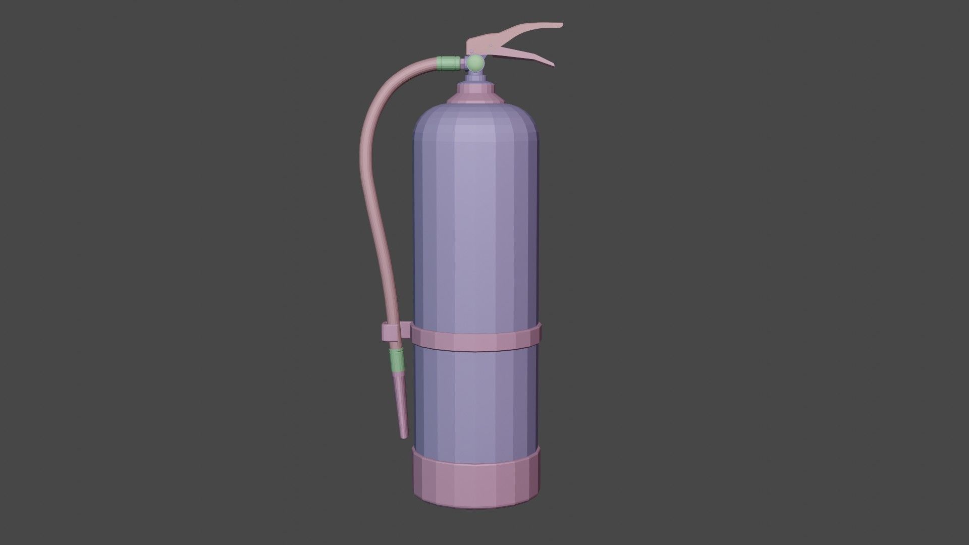 Fire Extinguisher Low-Poly Game Ready 3D Model Low-poly 3D model_24