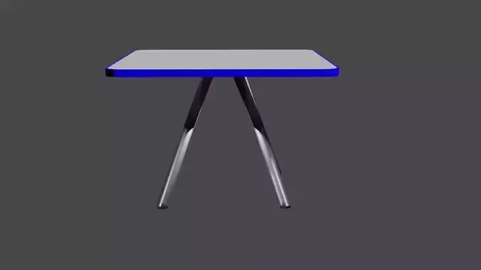 Portable Minimal White Garden Table