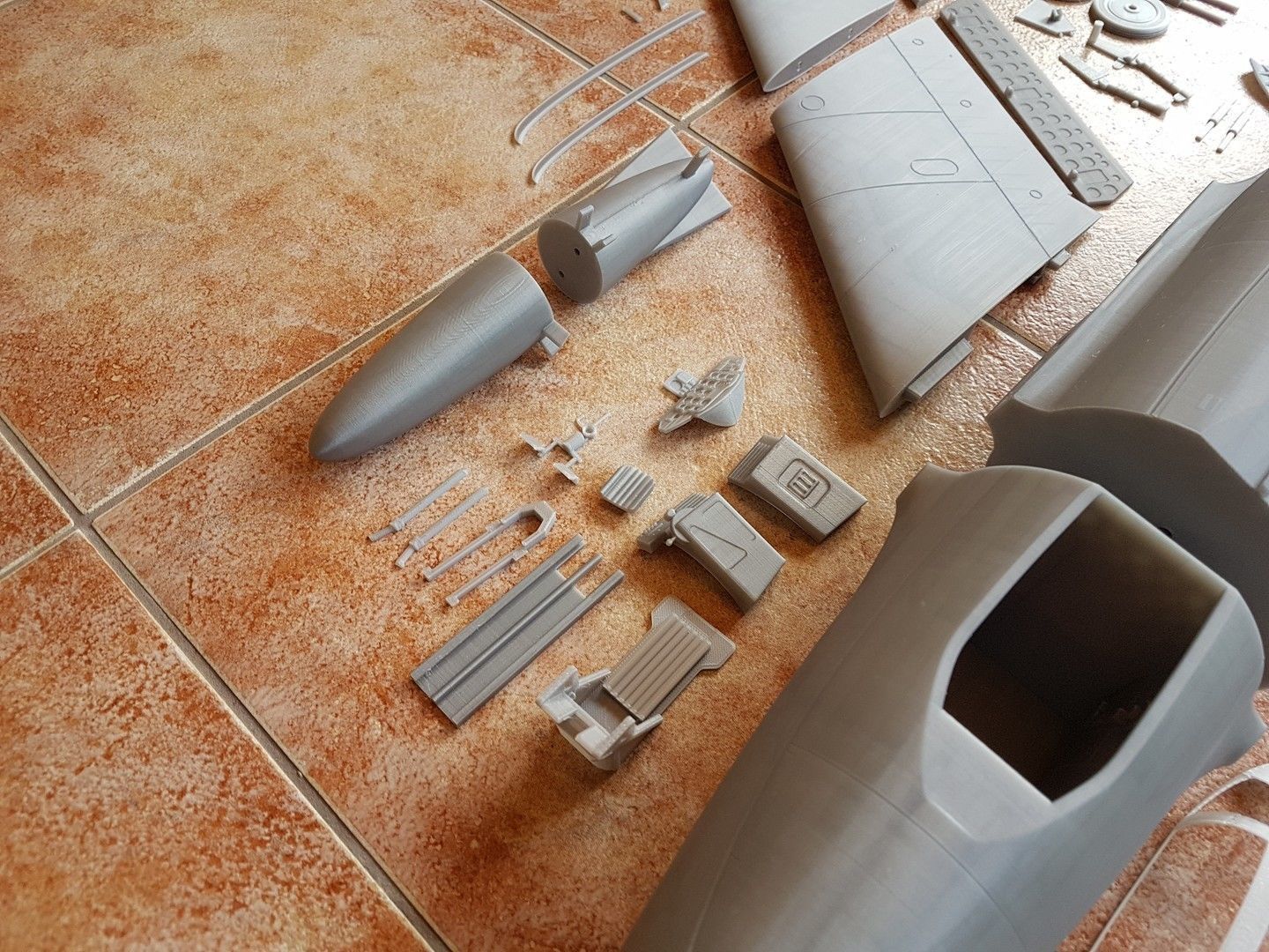 MIG-15 - detailed scale model kit 3D print model_7