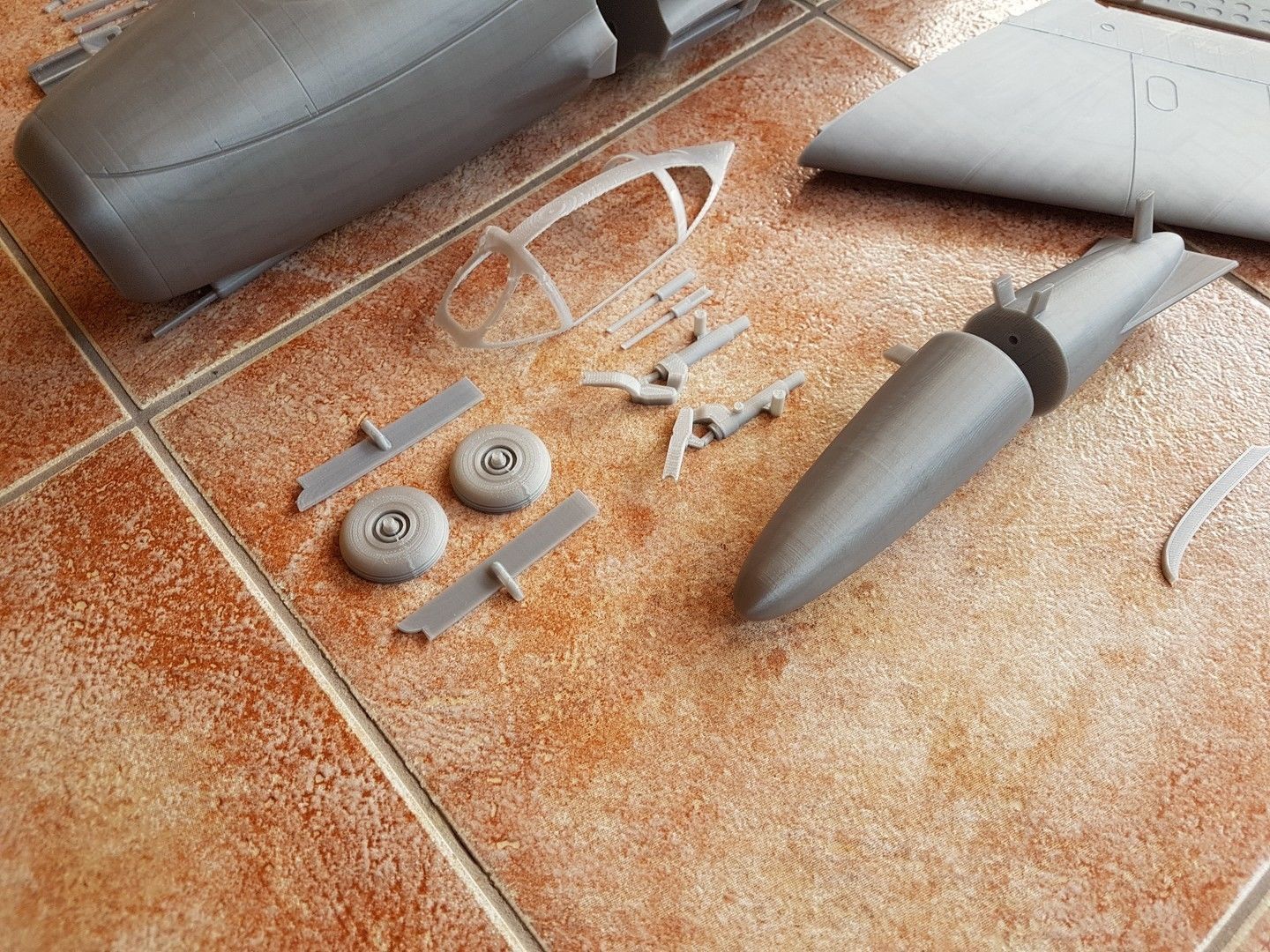 MIG-15 - detailed scale model kit 3D print model_11