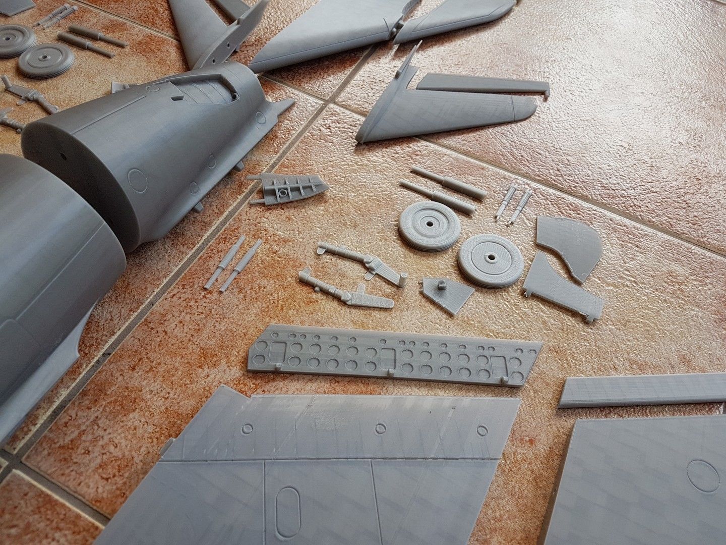 MIG-15 - detailed scale model kit 3D print model_8