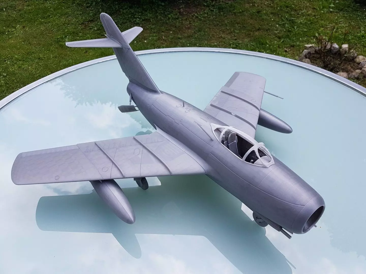 MIG-15 - detailed scale model kit 3D print model_0