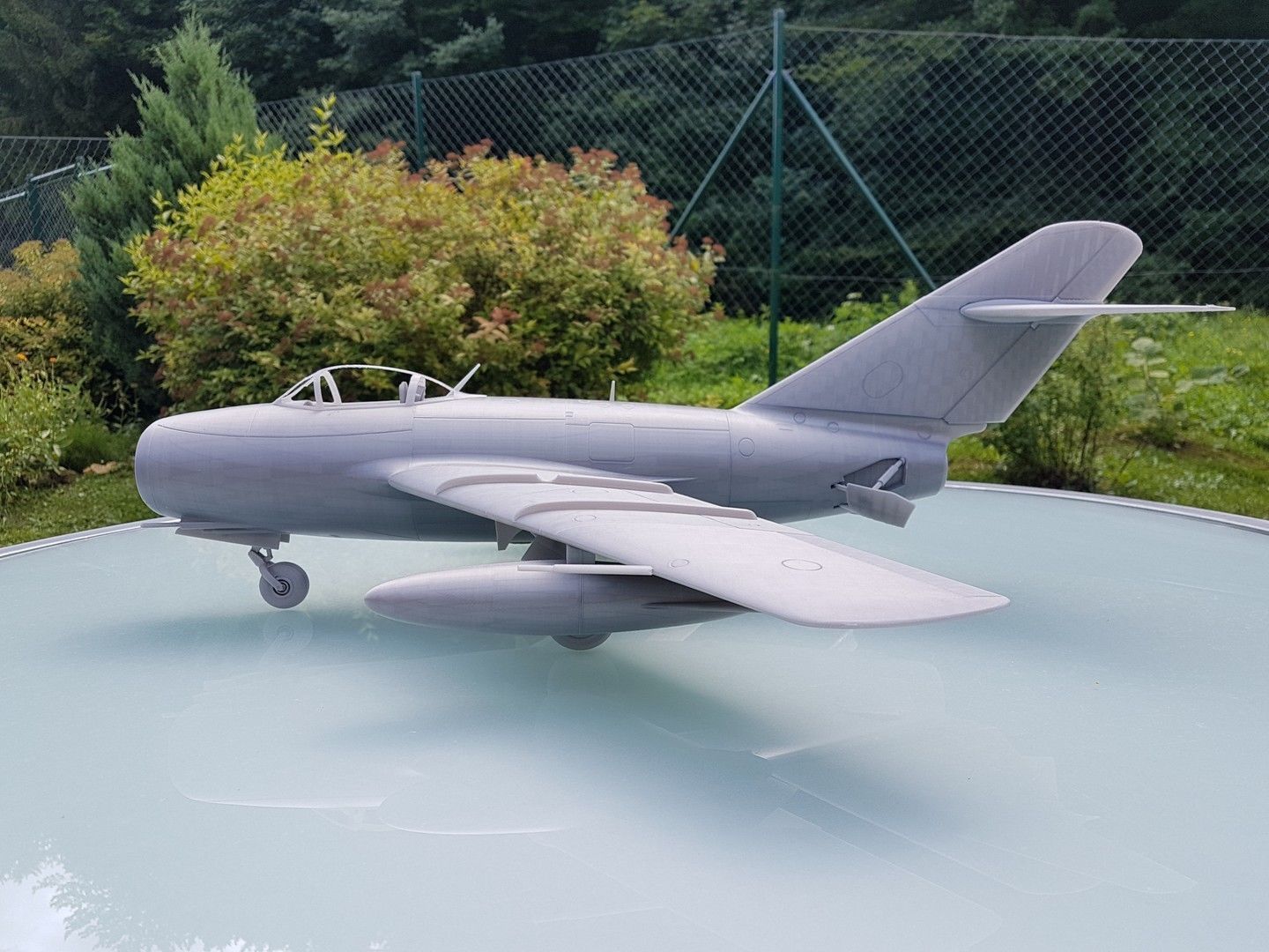MIG-15 - detailed scale model kit 3D print model_2