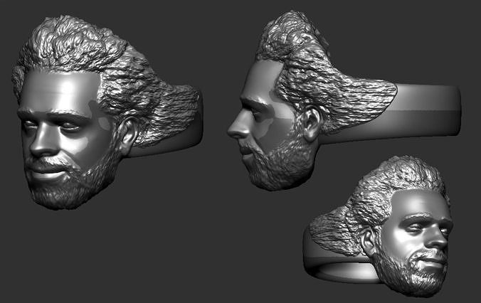 mohamed salah ring  3D print model