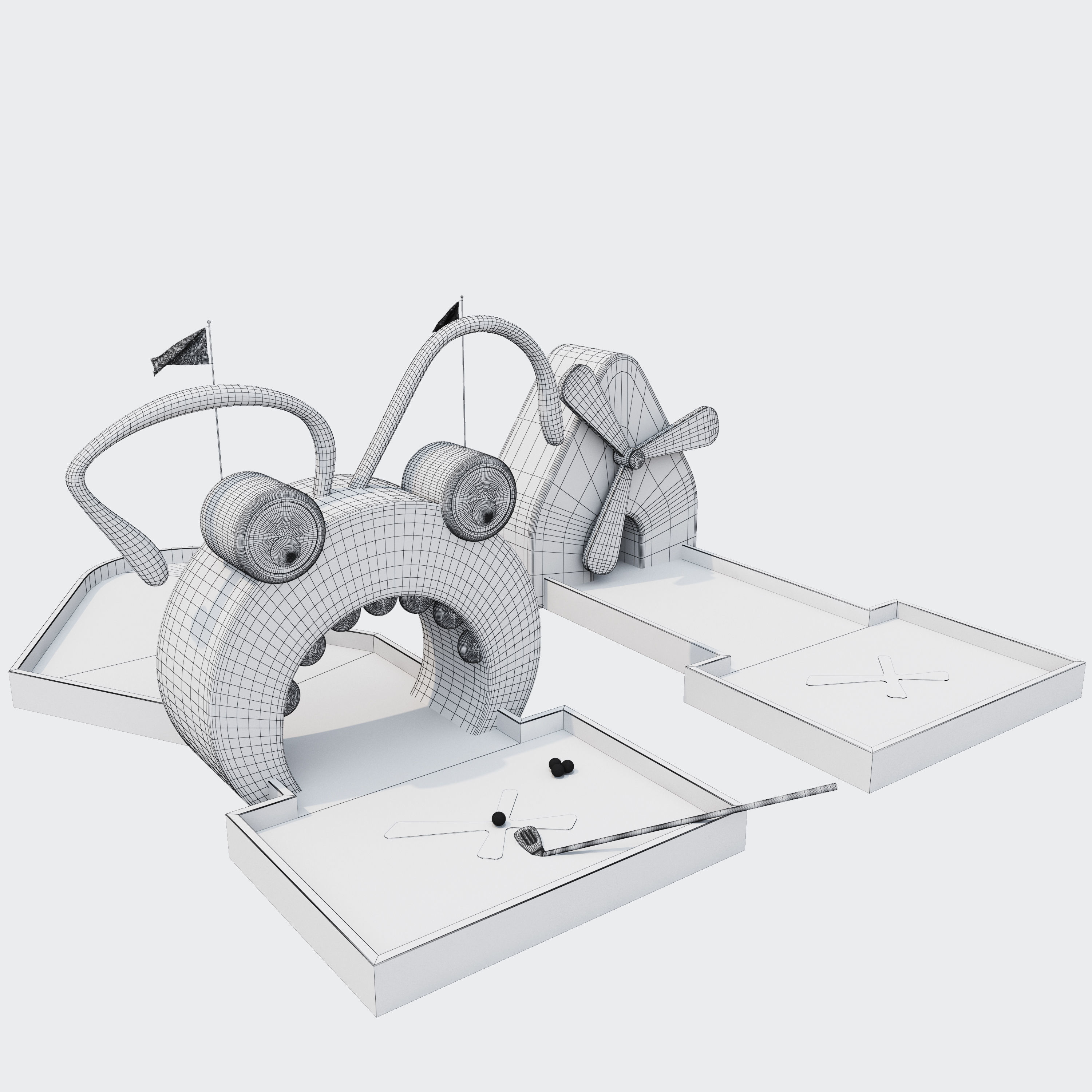Mini Golf 3D model_3