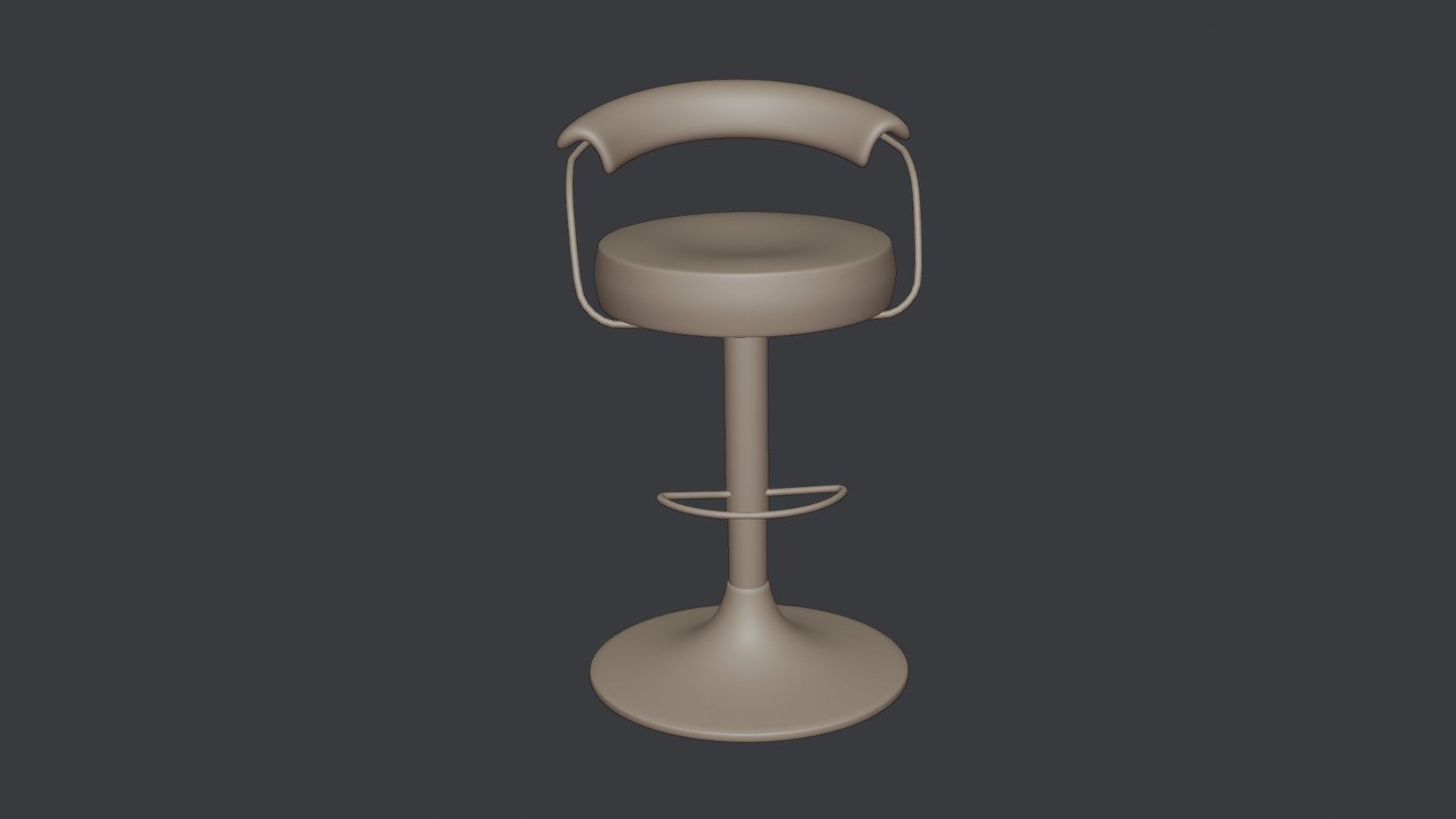 High Bar Chair 3D model_6