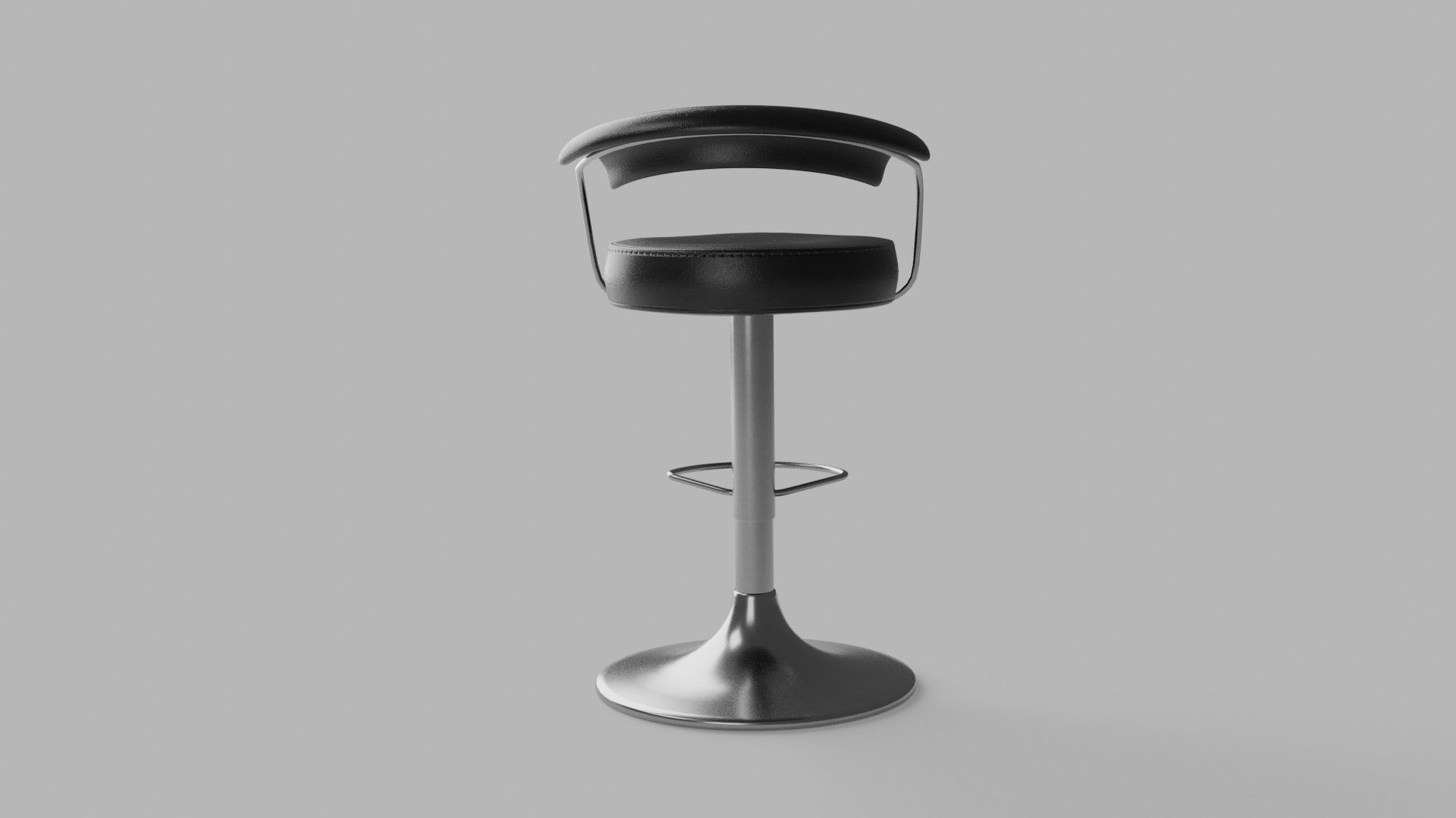 High Bar Chair 3D model_4