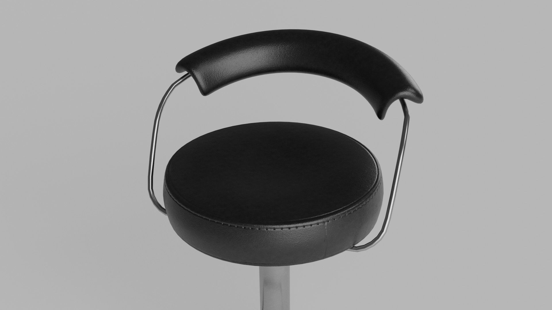 High Bar Chair 3D model_3