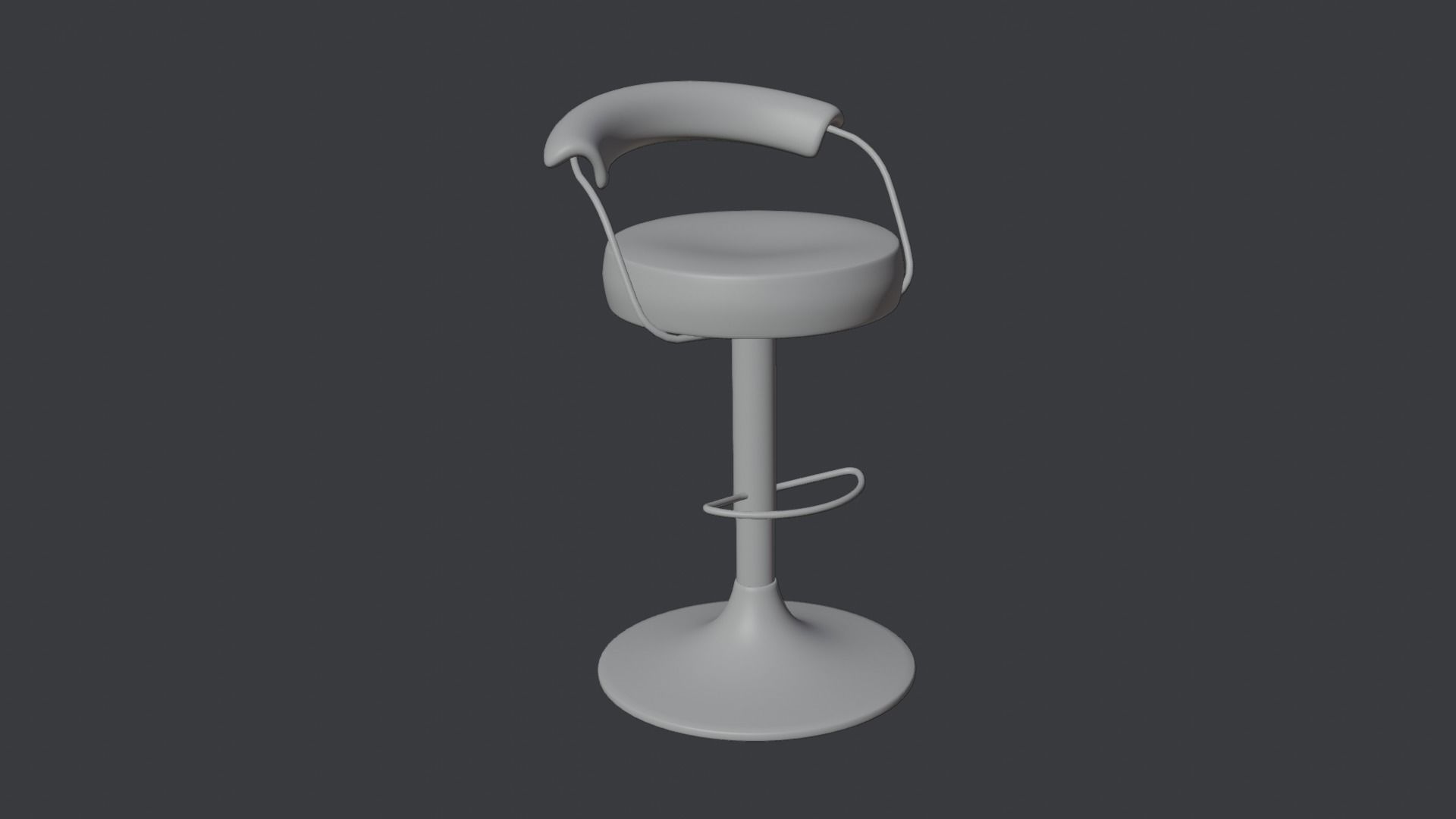 High Bar Chair 3D model_5