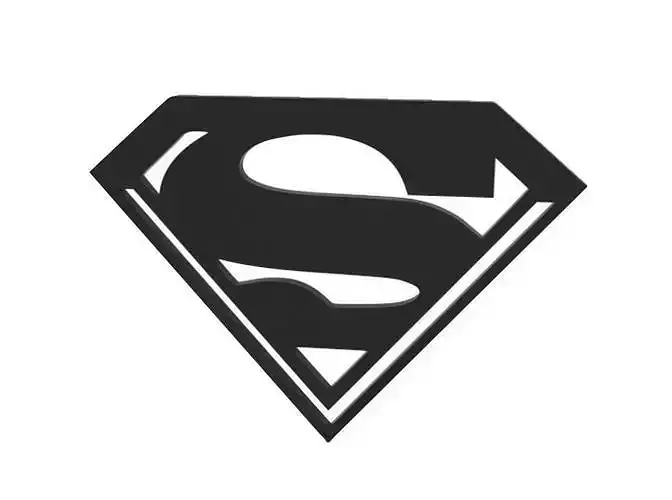 Bookmark superman logo sticker