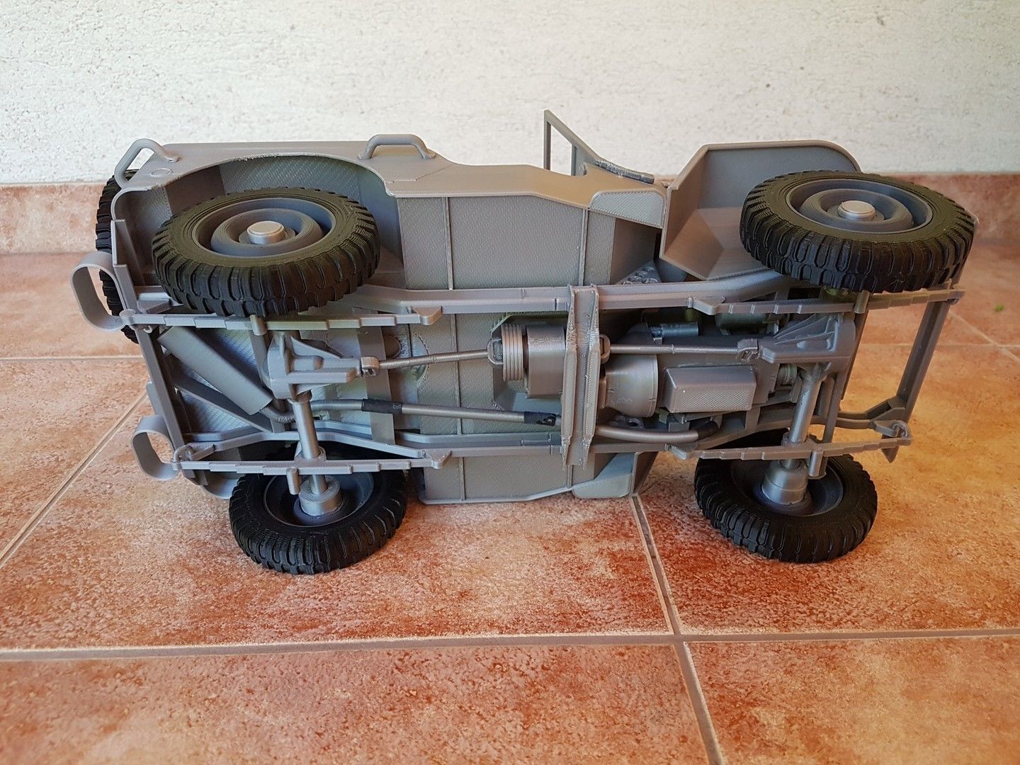 Jeep Willys - detailed scale model kit 3D print model_13
