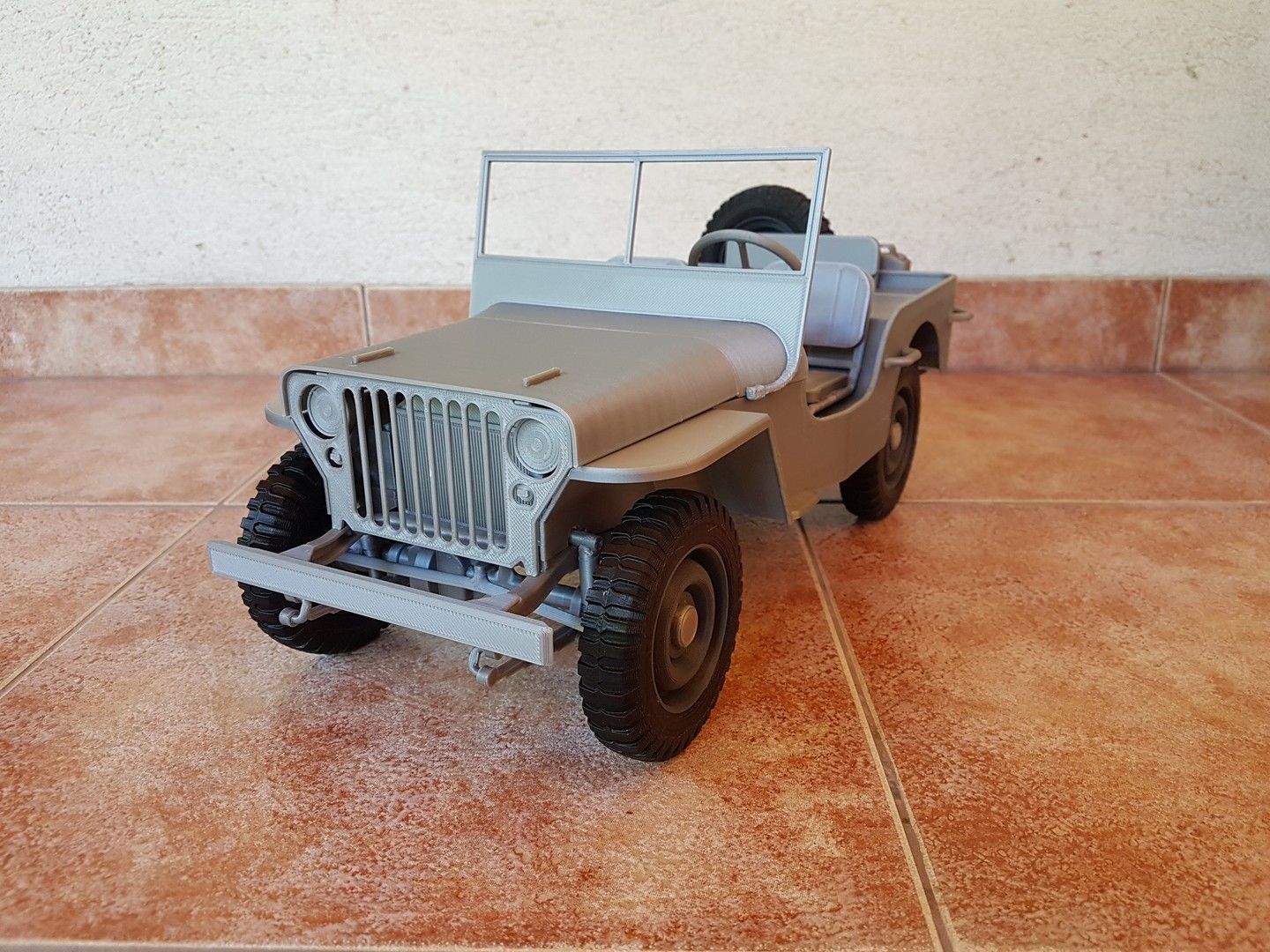 Jeep Willys - detailed scale model kit 3D print model_8