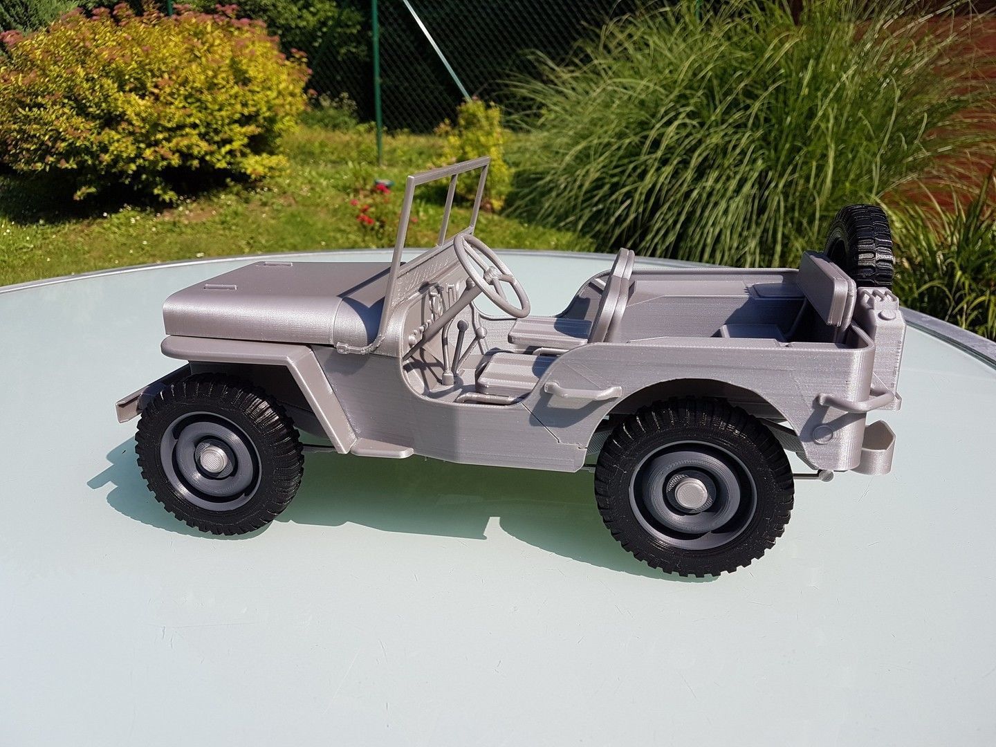 Jeep Willys - detailed scale model kit 3D print model_6