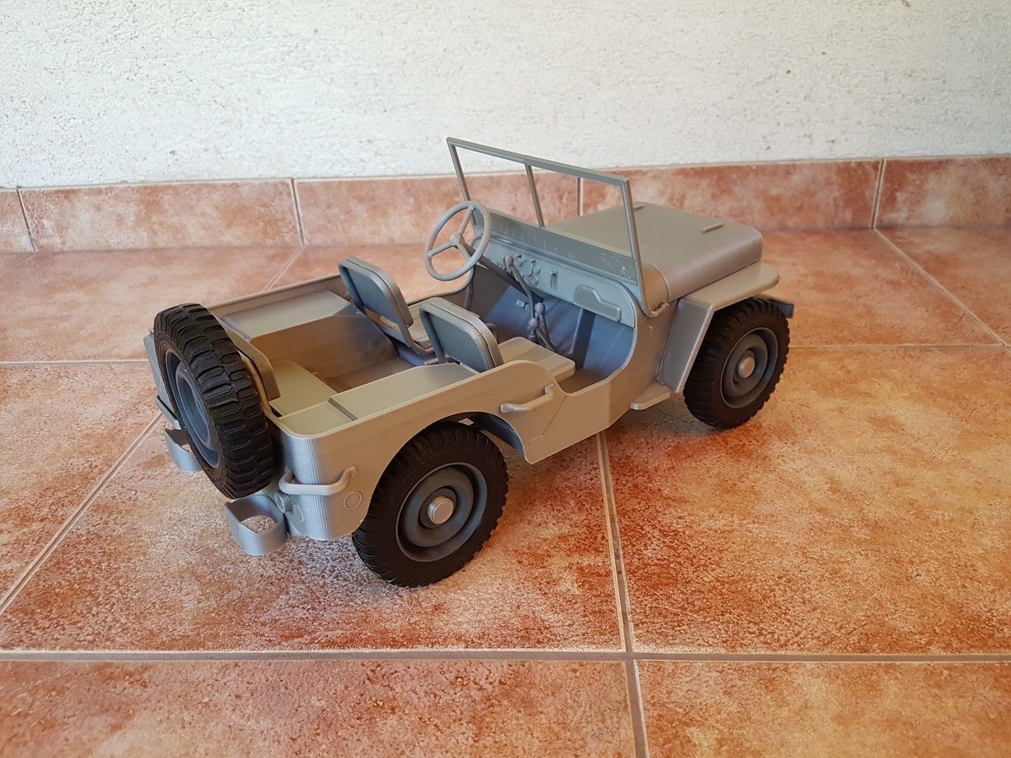 Jeep Willys - detailed scale model kit 3D print model_11