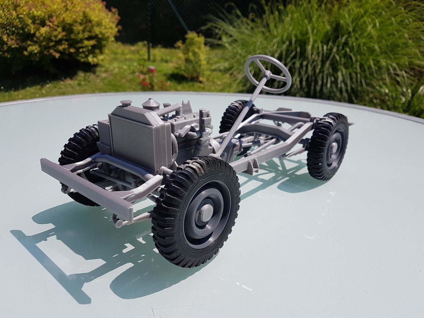 Jeep Willys - detailed scale model kit 3D print model_3