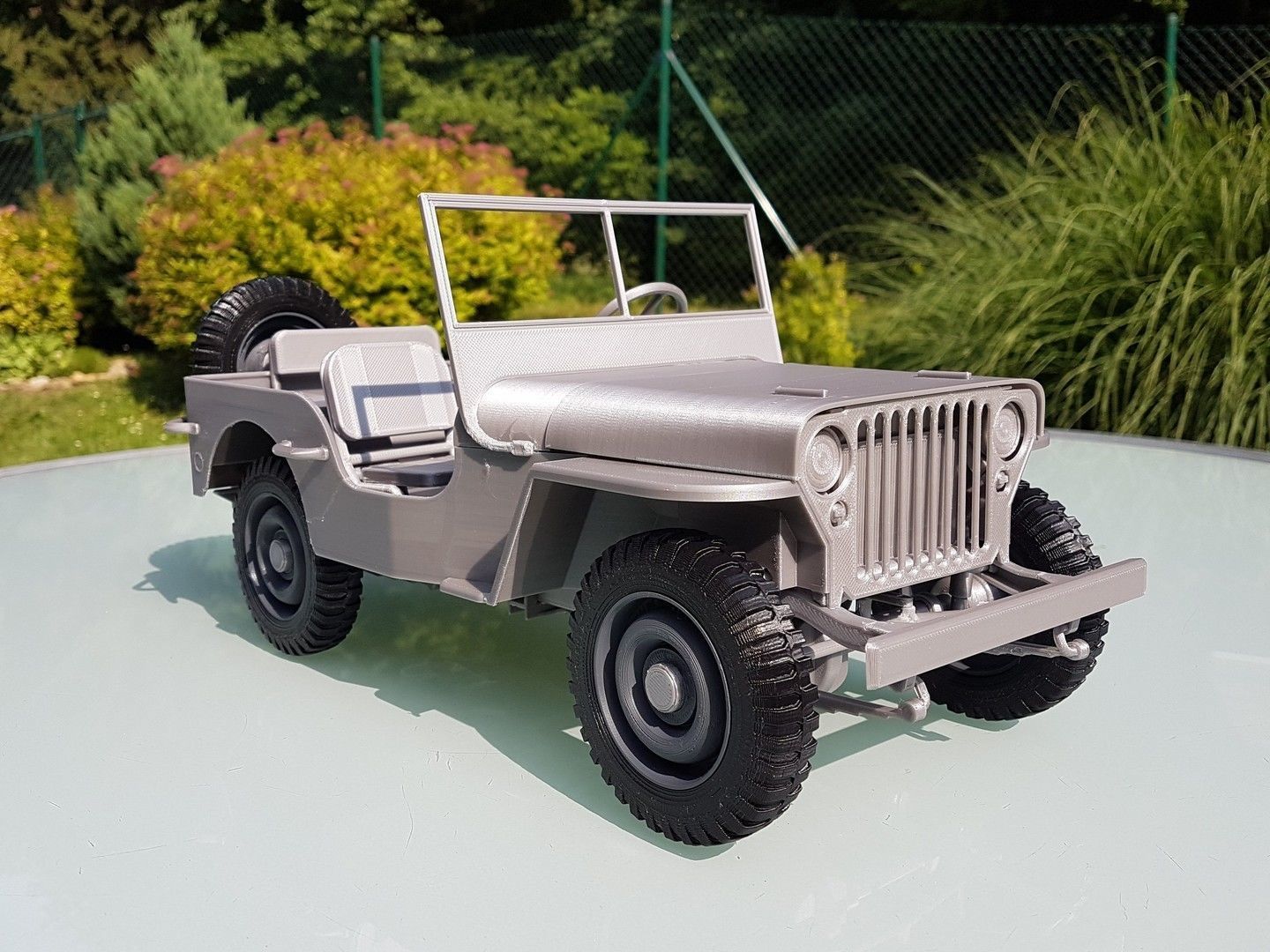 Jeep Willys - detailed scale model kit 3D print model_1