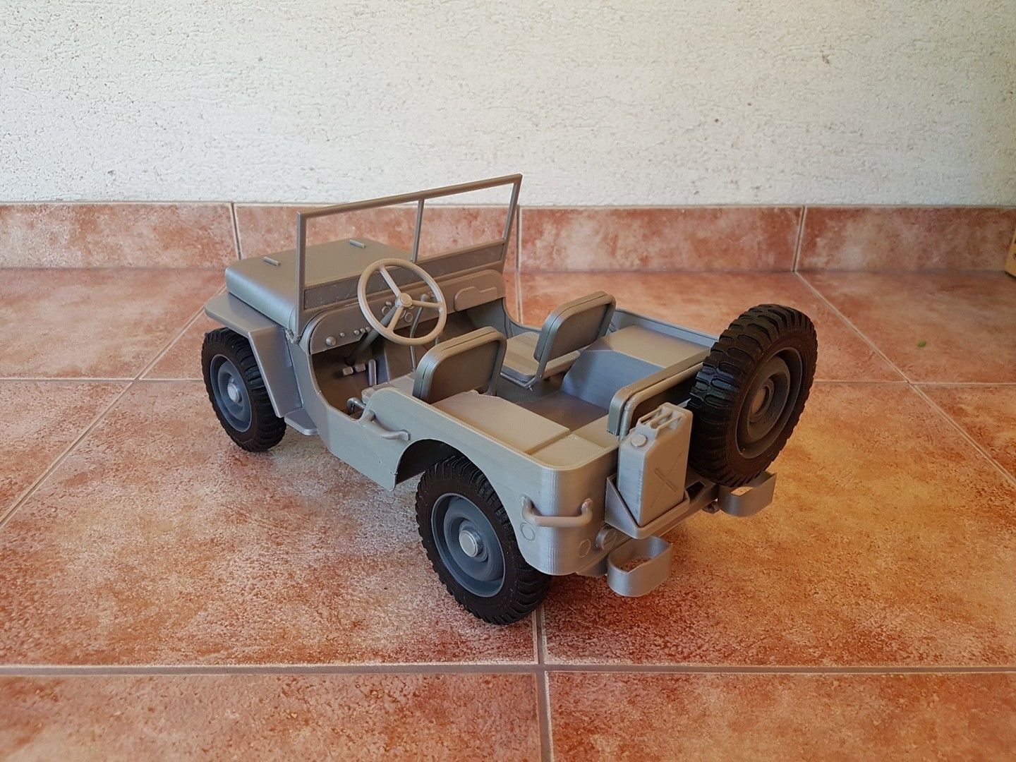 Jeep Willys - detailed scale model kit 3D print model_10
