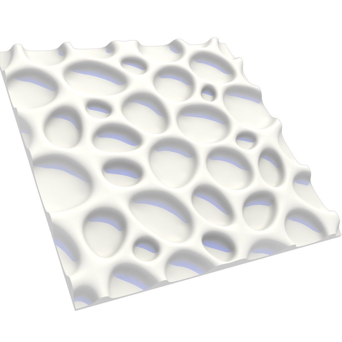 Bionic wall panel  3D model_2