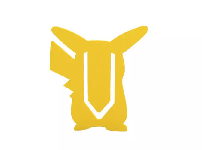 Bookmark pikachu 3D print model_0