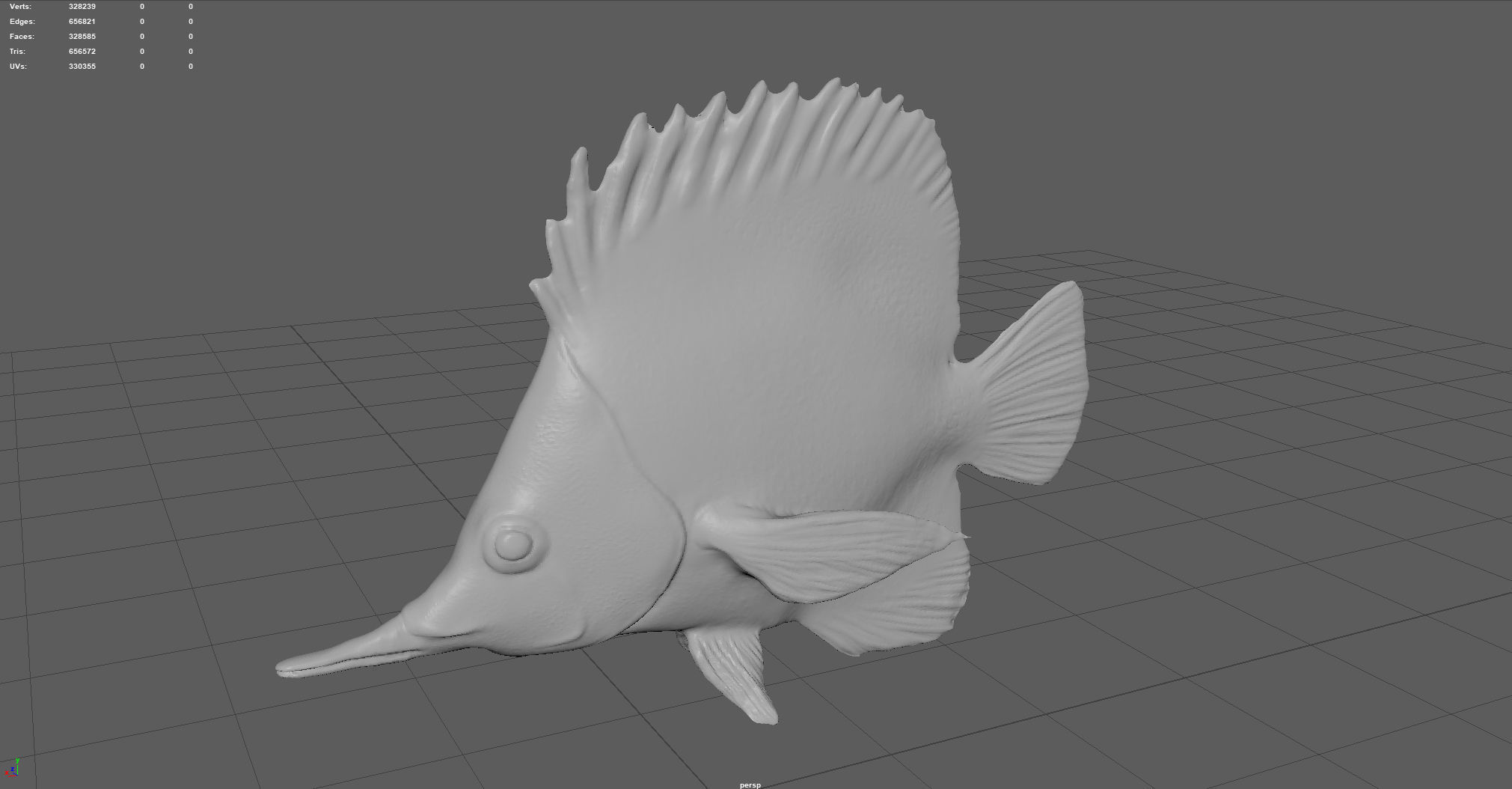 CORAL FISH Low-poly 3D model_5