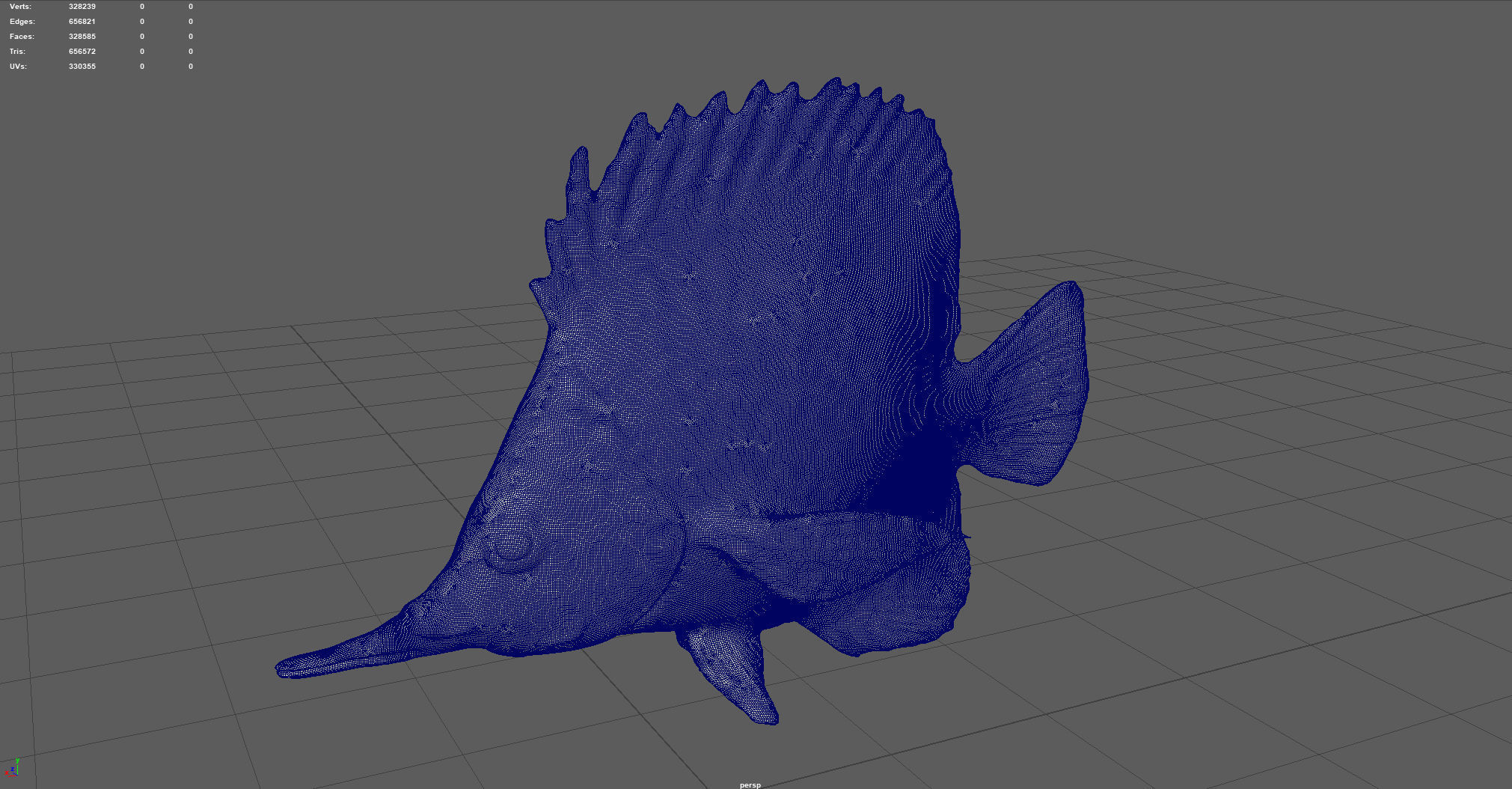 CORAL FISH Low-poly 3D model_6
