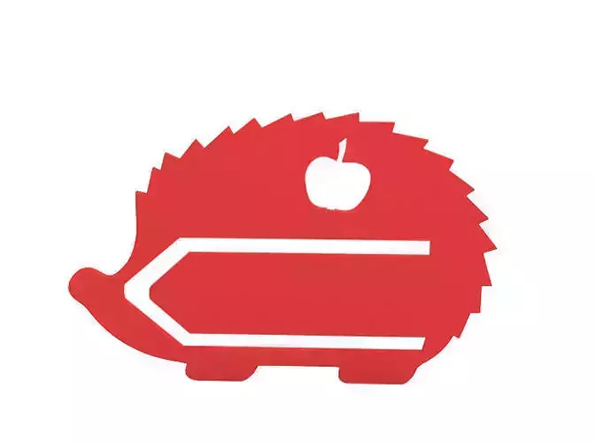 Bookmark hedgehog pencil holder
