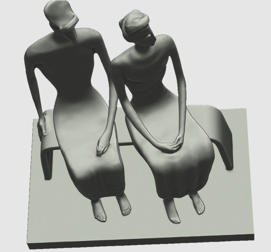 KING AND QUEEN ENGLAND 3D print model_5