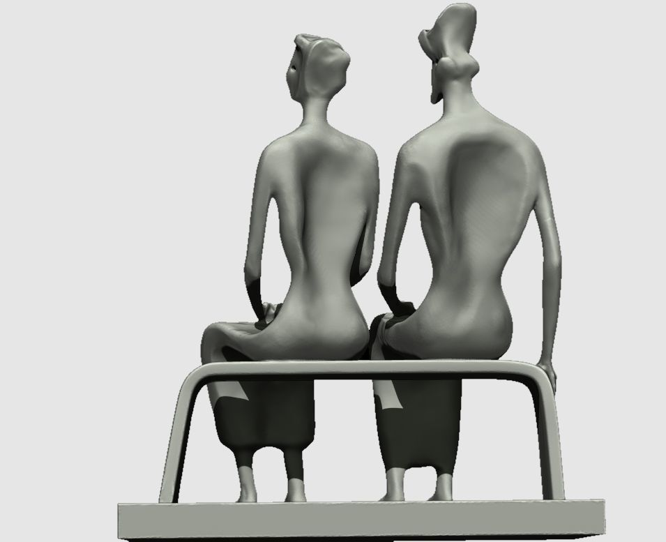 KING AND QUEEN ENGLAND 3D print model_11