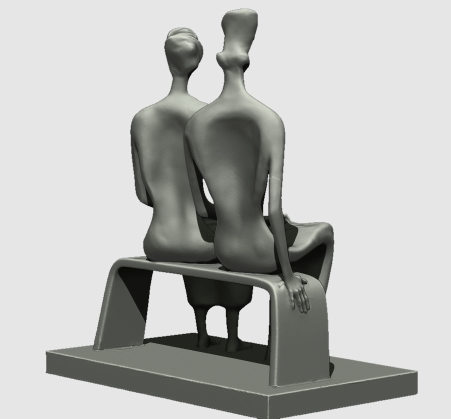 KING AND QUEEN ENGLAND 3D print model_3