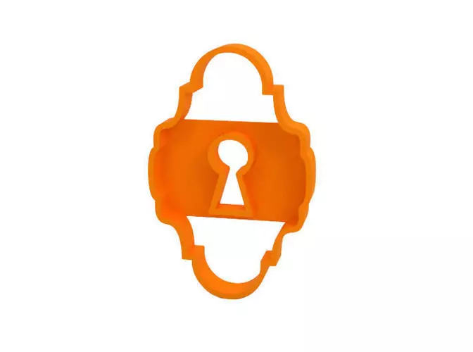 Cookie cutter 3D print model_0