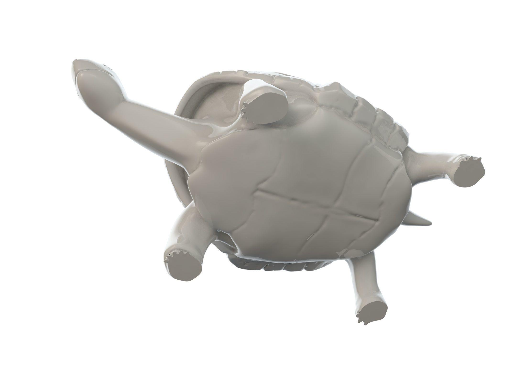 Turtle Vase plant 3D print model_10