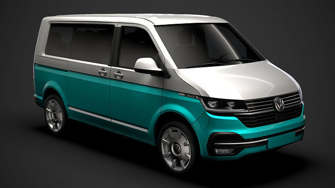 VW Multivan Bulli T6 1 2020 3D model