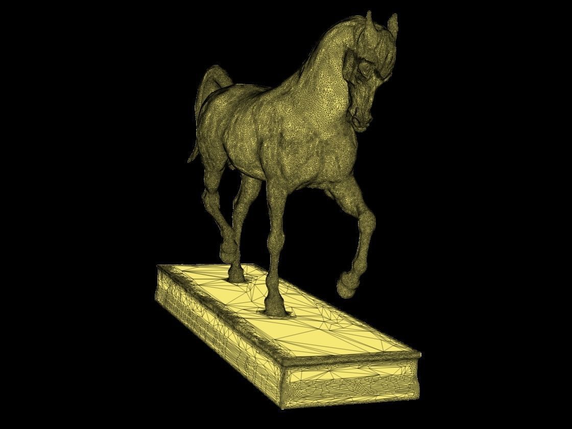 horse statue 3d 3D print model_9