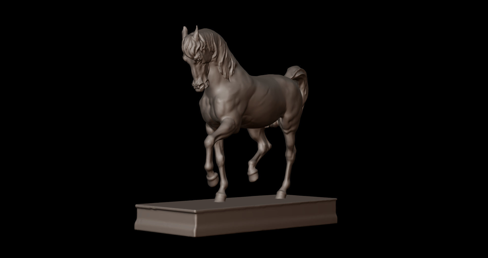 horse statue 3d 3D print model_15