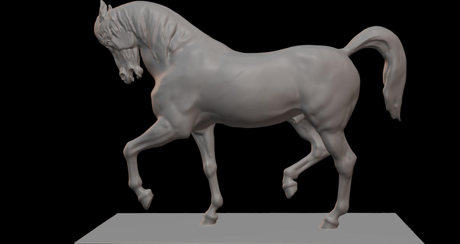 horse statue 3d 3D print model_17