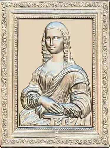 monalisa  gioconda model 3D print model