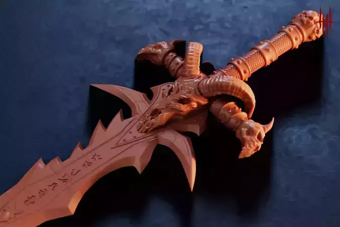 Frostmourne - Arthas the Lich King Sword from World of Warcraft 3D print model