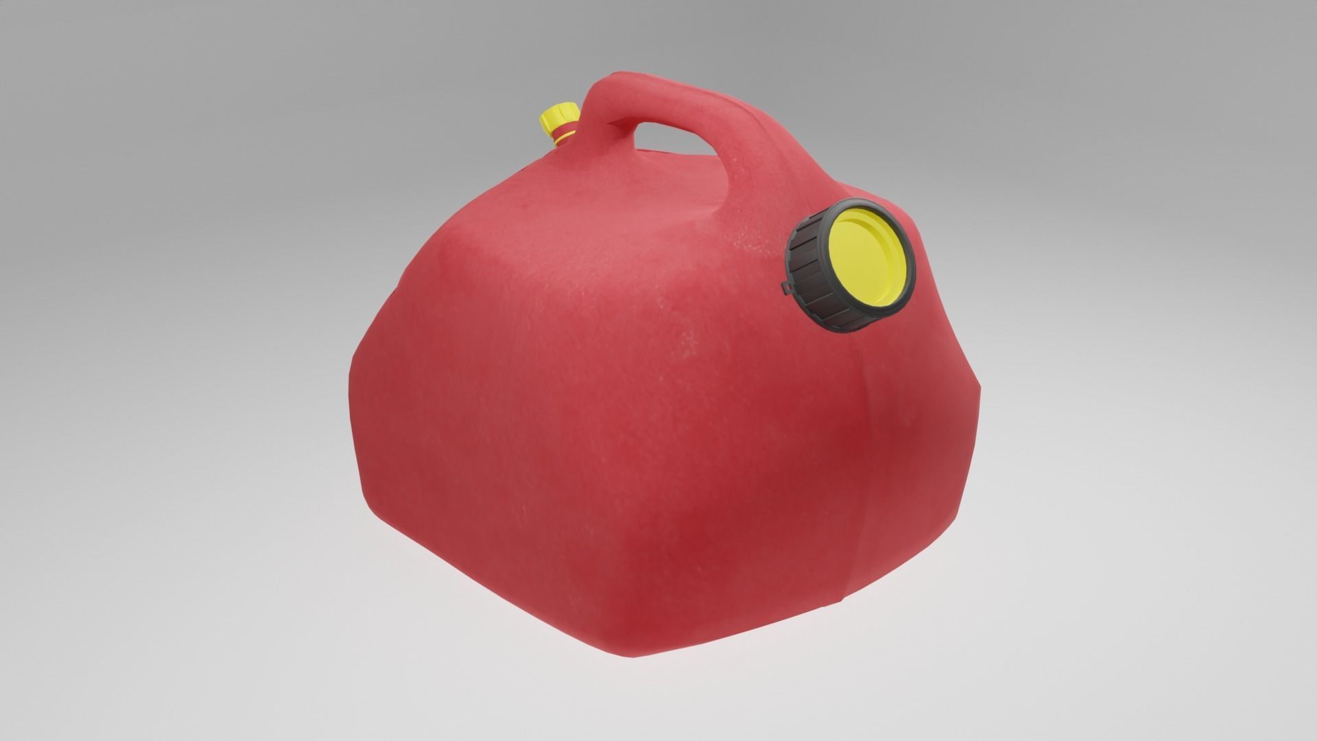 Gas Can Low-poly 3D model_4