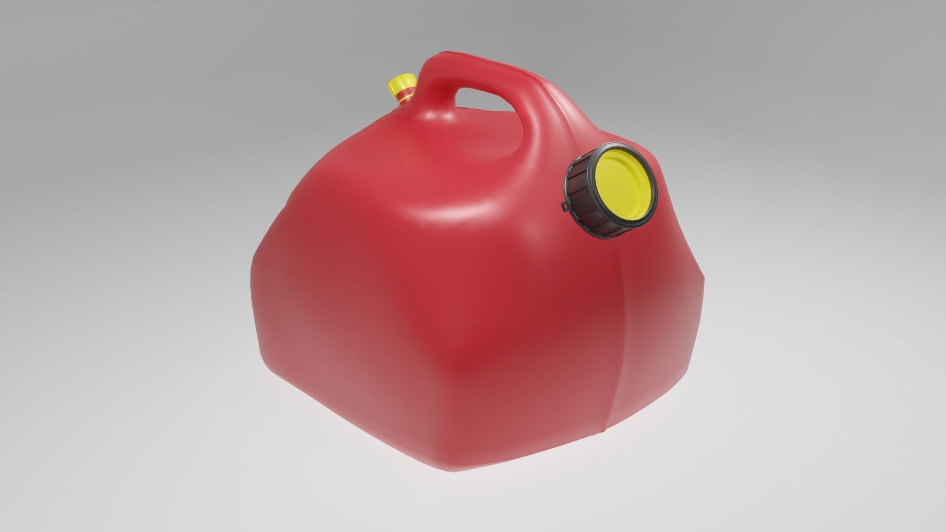 Gas Can Low-poly 3D model_10