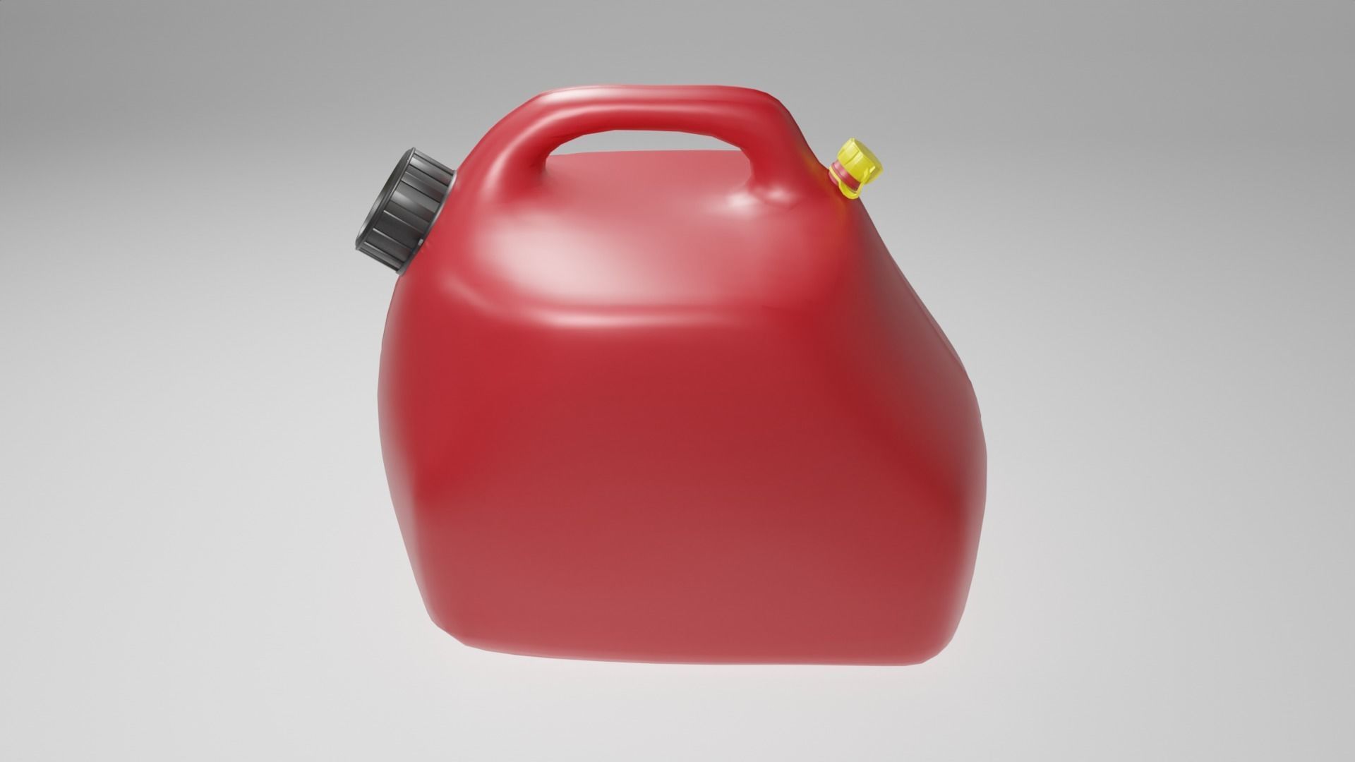 Gas Can Low-poly 3D model_11