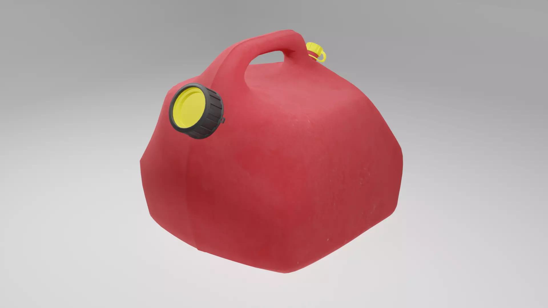 Gas Can Low-poly 3D model_0