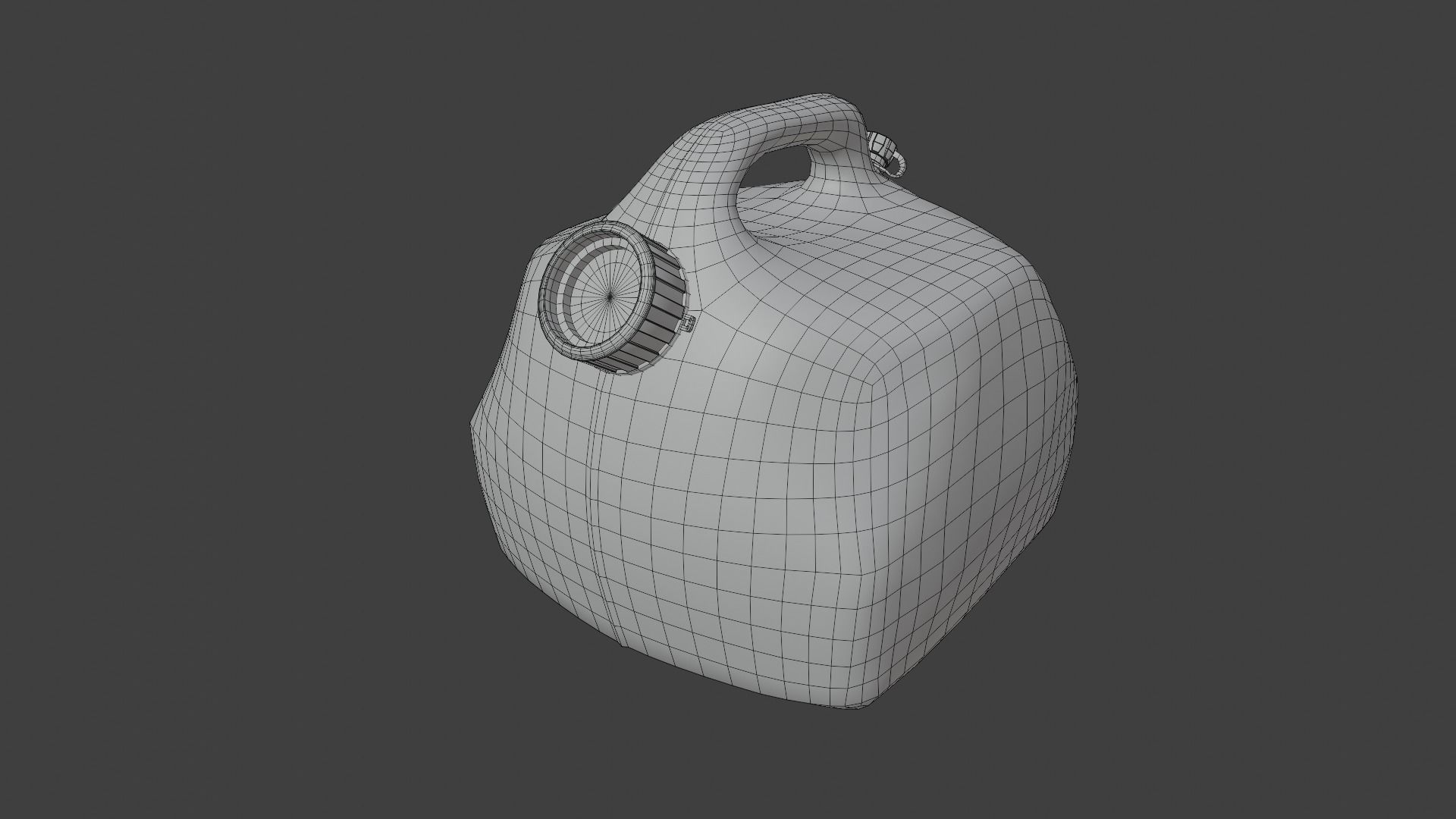 Gas Can Low-poly 3D model_14